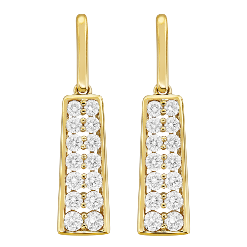 0.92CT DIAMOND EARRING